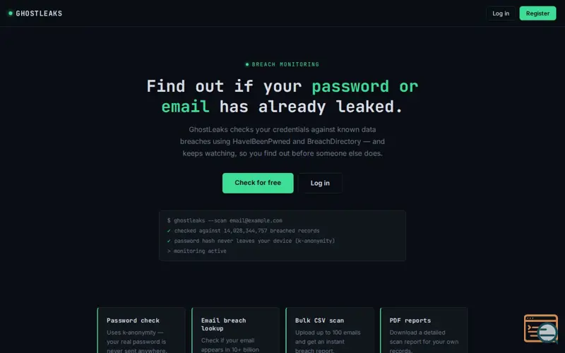 Screenshot of GhostLeaks