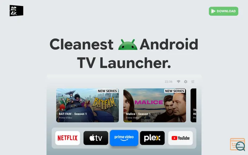 Screenshot of AT4K Launcher