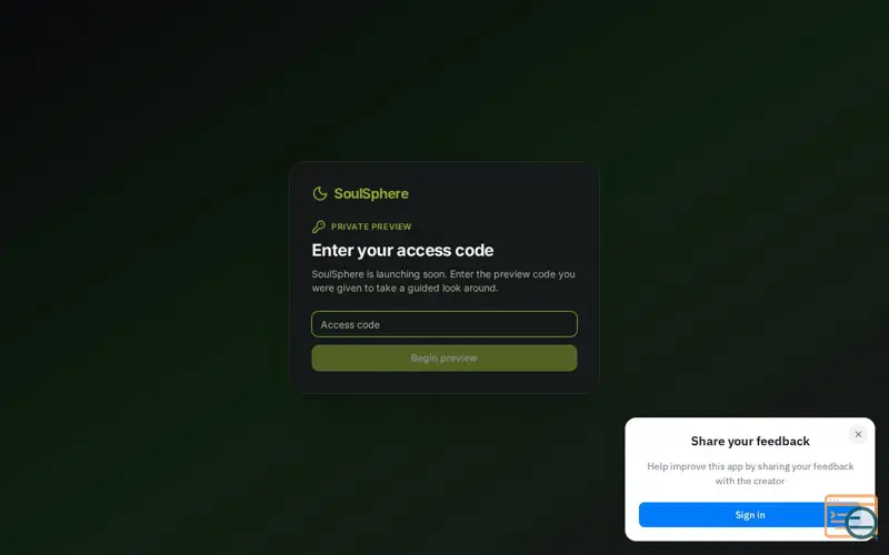 Screenshot of SoulSphere