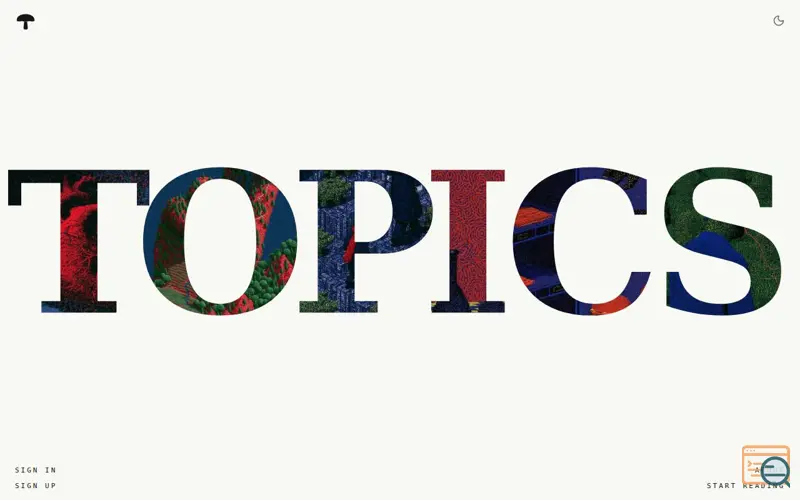 Screenshot of Topicsapp