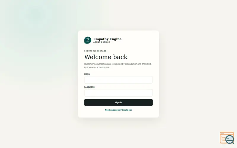 Screenshot of Empathy Engine