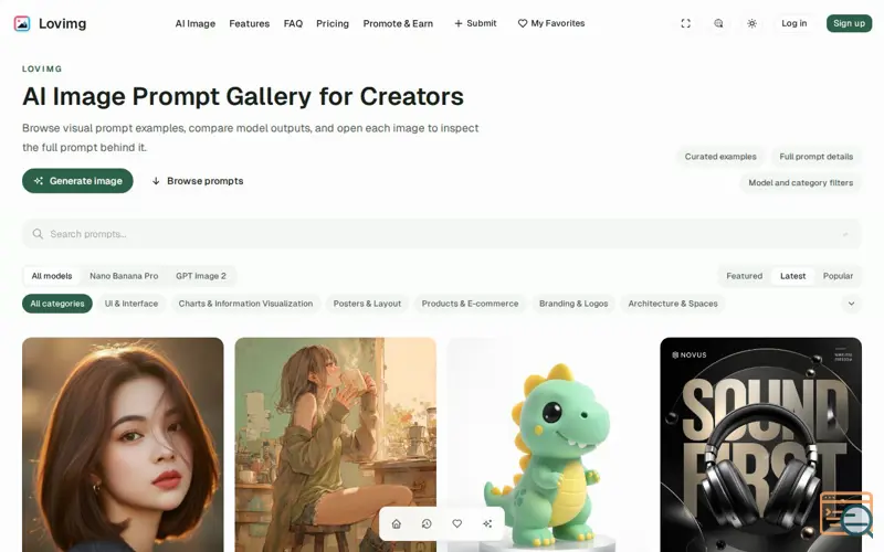 Screenshot of Lovimg