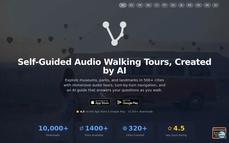 Screenshot of Votura 2.0 