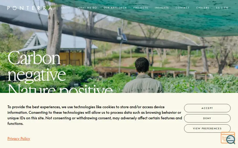 Screenshot of Ponterra