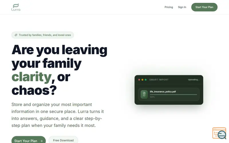 Screenshot of Lurra