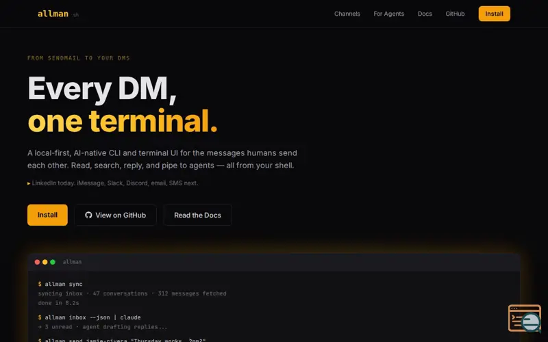 Screenshot of Allman