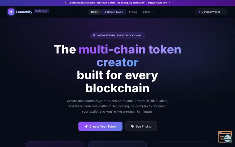 Screenshot of UseLaunchify