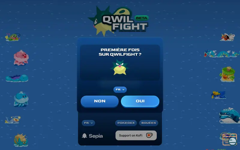 Screenshot of Qwilfight
