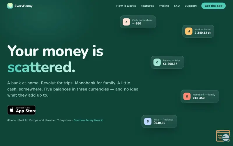 Screenshot of EveryPenny
