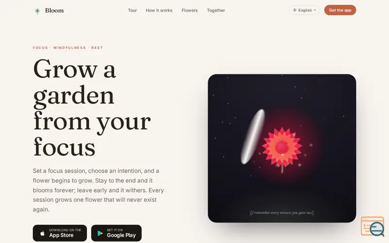 Screenshot of Focus Bloom: Grow & Study