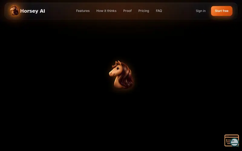 Screenshot of Horsey AI