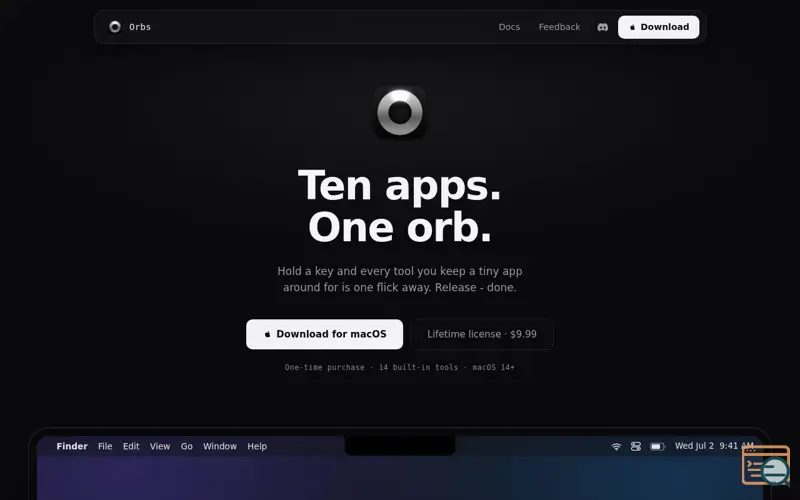 Screenshot of Orbs