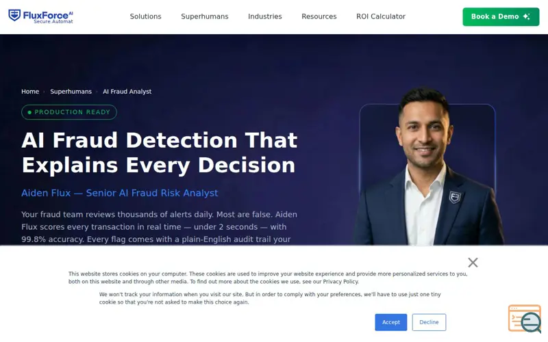 Screenshot of Aiden Flux