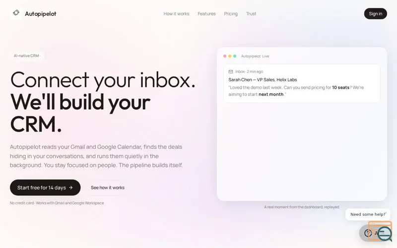Screenshot of Autopipelot Launch