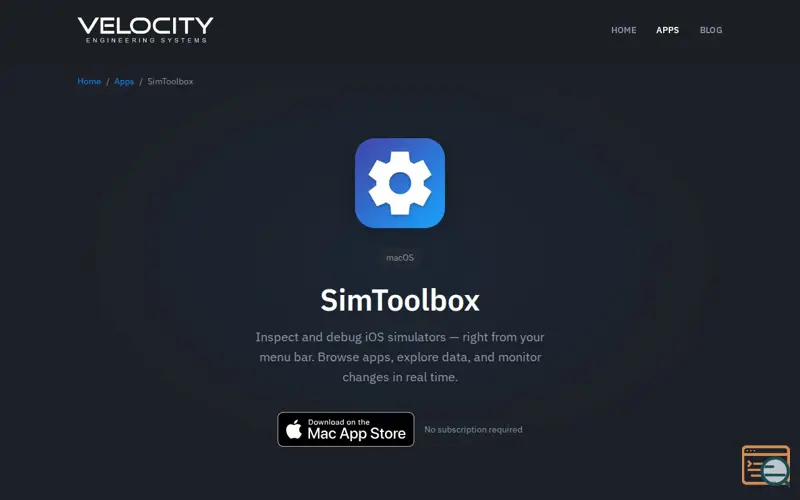 Screenshot of SimToolbox