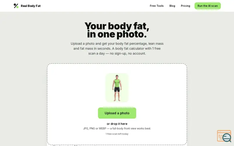 Screenshot of Real Body Fat