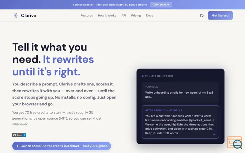 Screenshot of Clarive