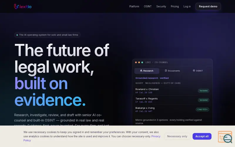 Screenshot of Lexitio