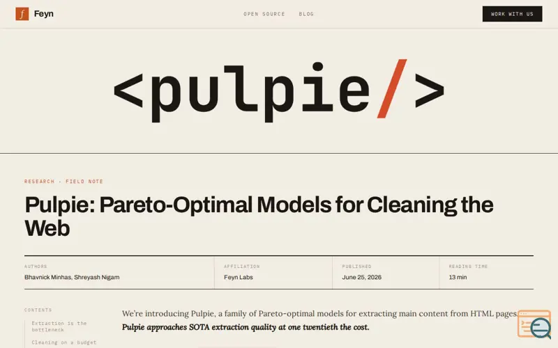 Screenshot of Pulpie