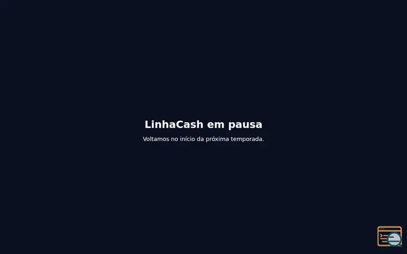 Screenshot of LinhaCash, a launch using API-Sports