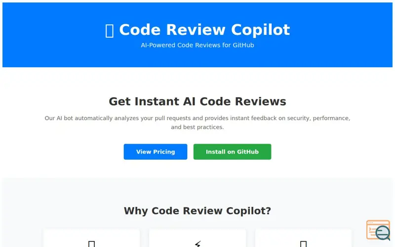 Screenshot of Code Review Copilot
