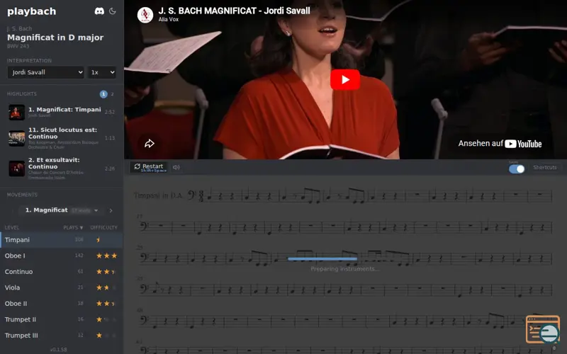 Screenshot of Playbach