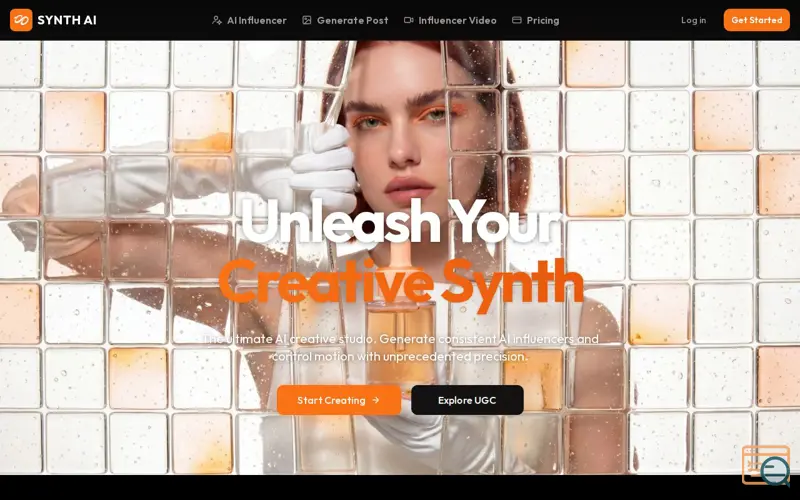 Screenshot of Synth AI Studio