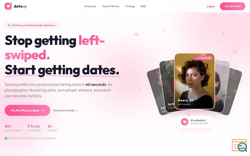 Screenshot of Dateup