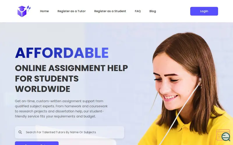 Screenshot of Assignlly Website Launch