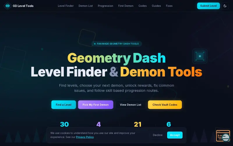 Screenshot of GD Level Tools