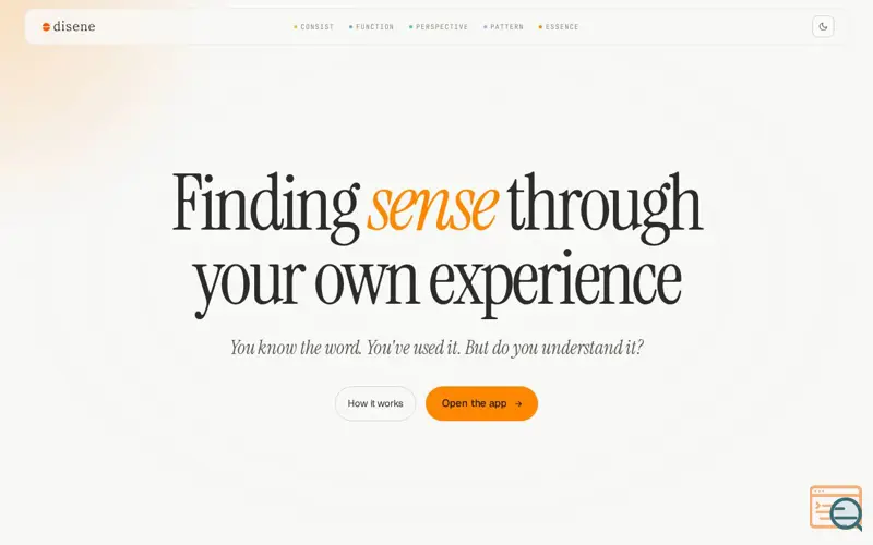 Screenshot of Disene