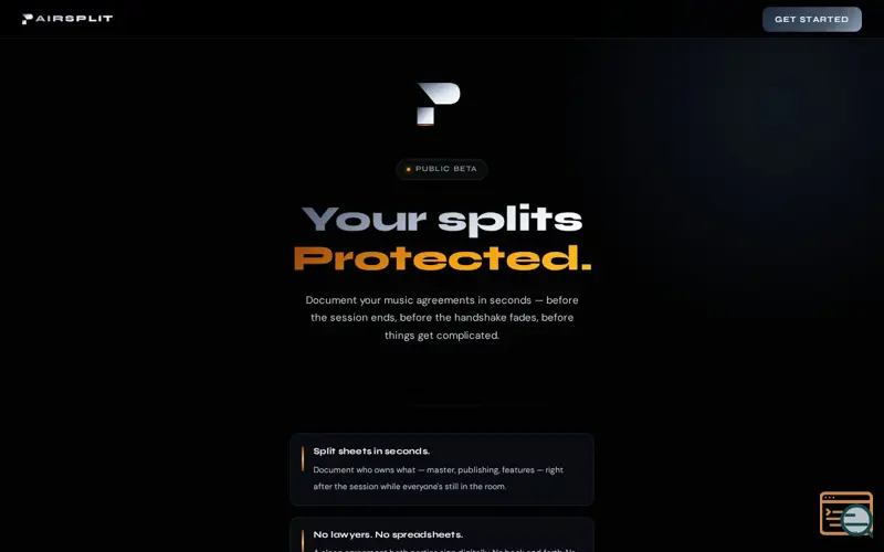 Screenshot of PairSplit