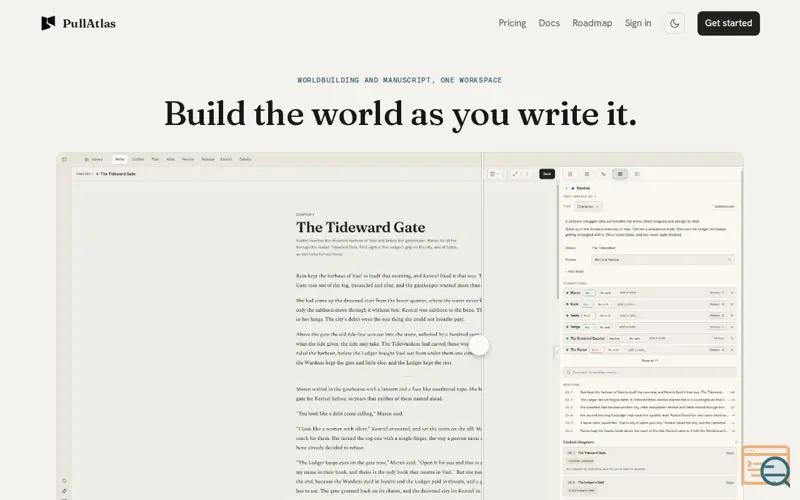 Screenshot of PullAtlas