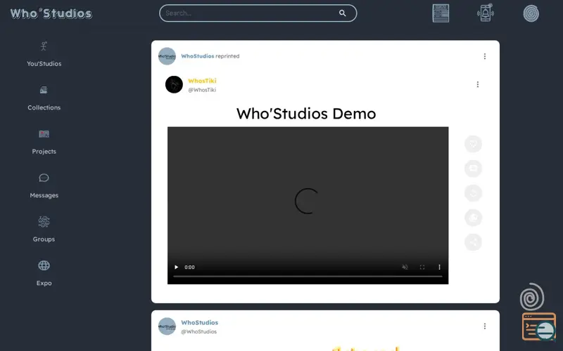 Screenshot of Who'Studios