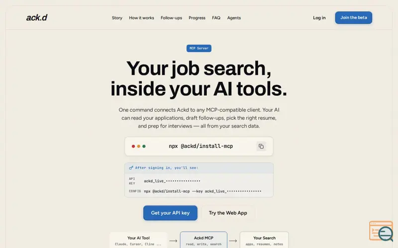 Screenshot of Ackd
