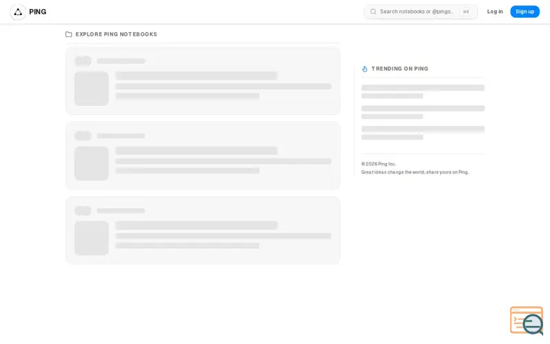 Screenshot of Ping