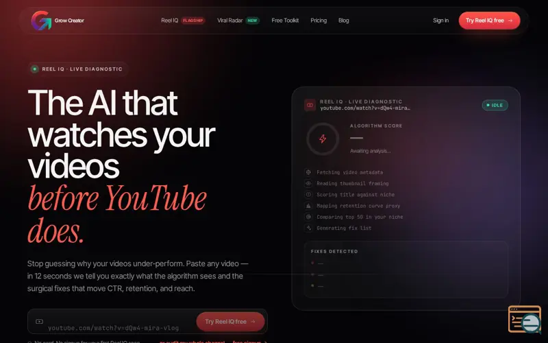 Screenshot of Grow Creator