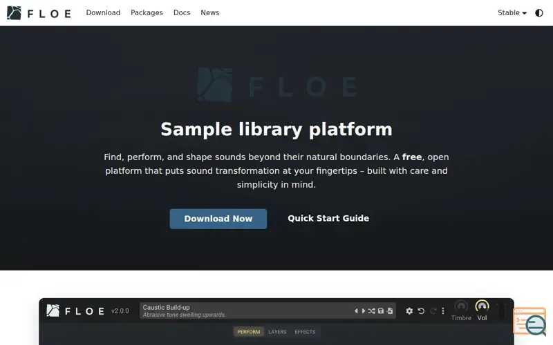 Screenshot of Floe