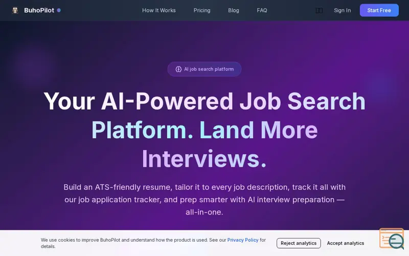 Screenshot of BuhoPilot