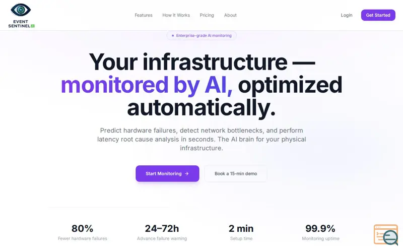 Screenshot of Event Sentinel AI