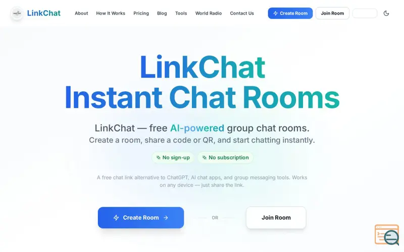 Screenshot of LinkChat