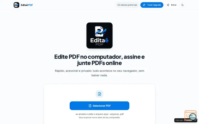 Screenshot of Editaê PDF