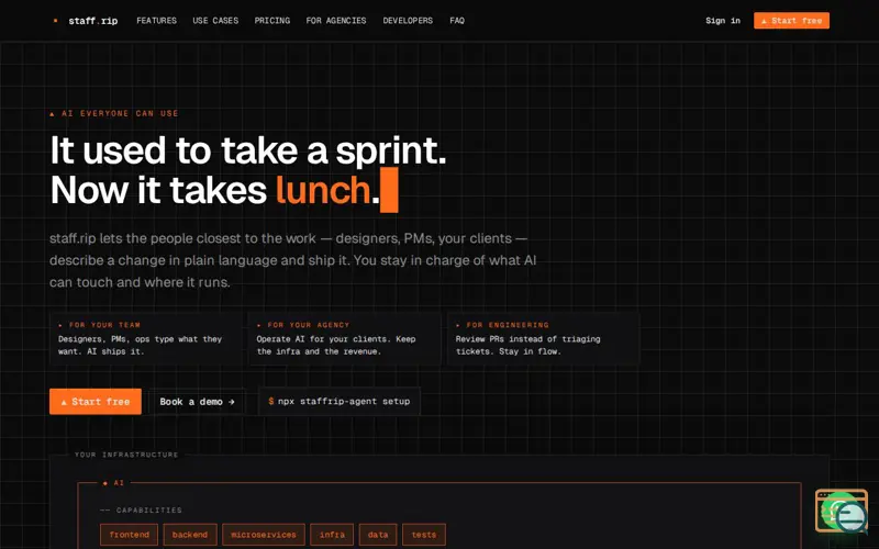 Screenshot of Staff.rip