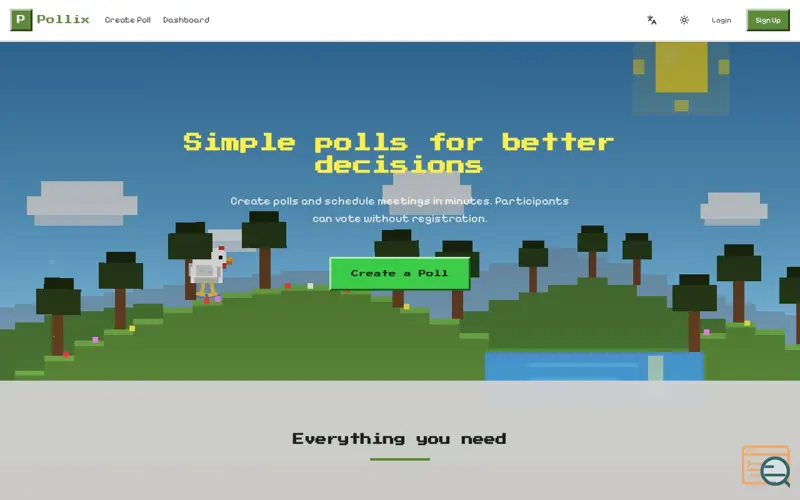 Screenshot of Pollix