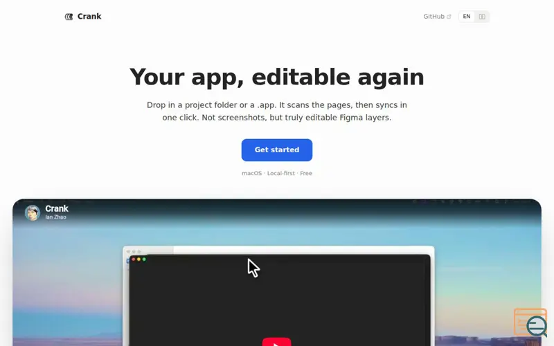 Screenshot of Crank