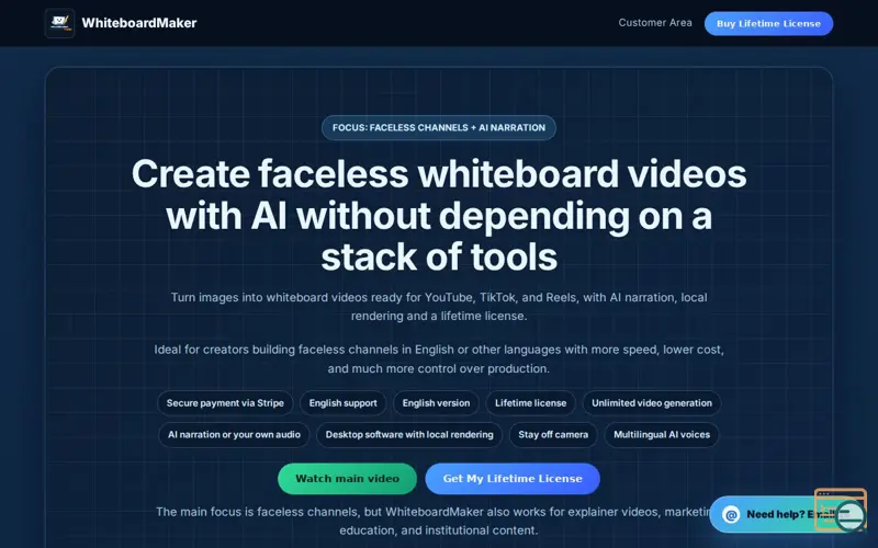 Screenshot of WhiteboardMaker