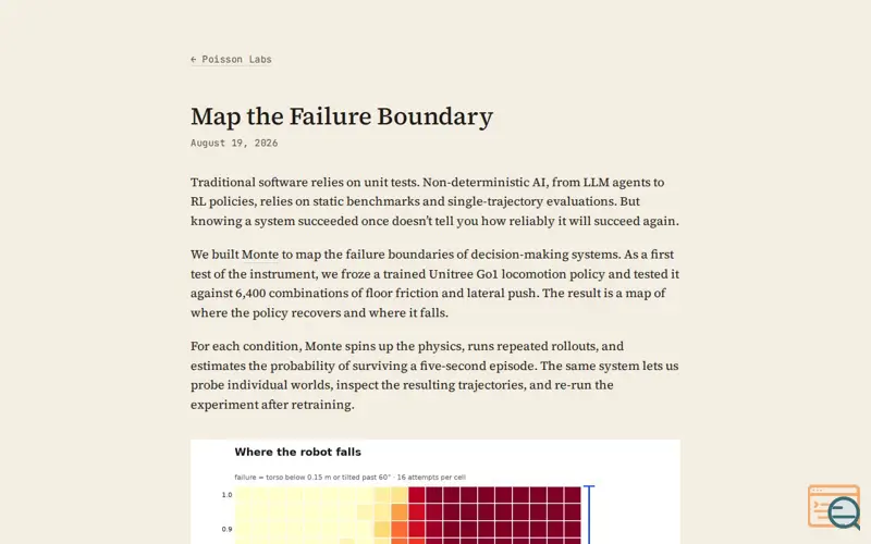 Screenshot of Poissonlabs