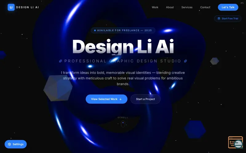 Screenshot of Design Li Ai