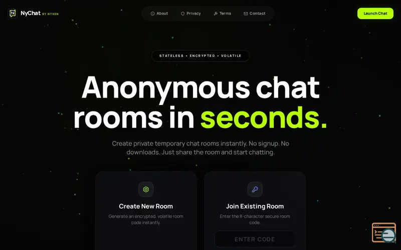 Screenshot of NyChat