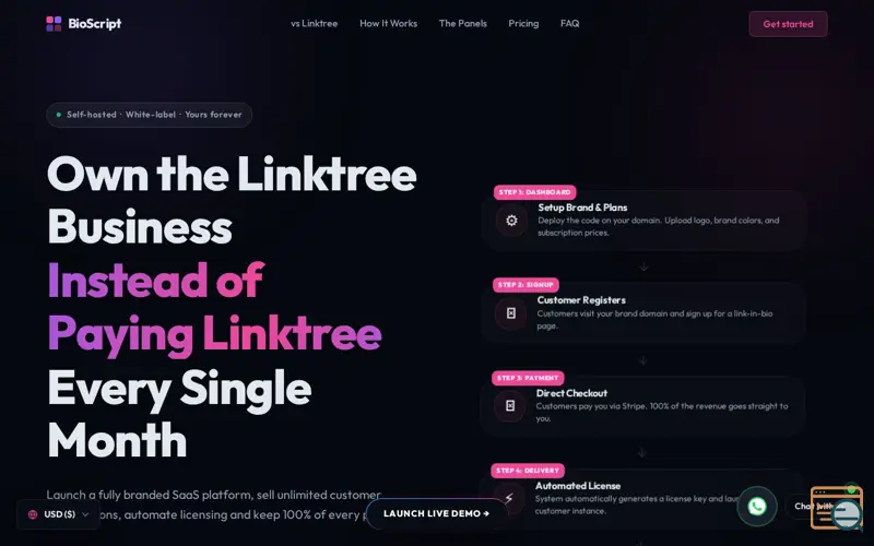 Screenshot of BioScript